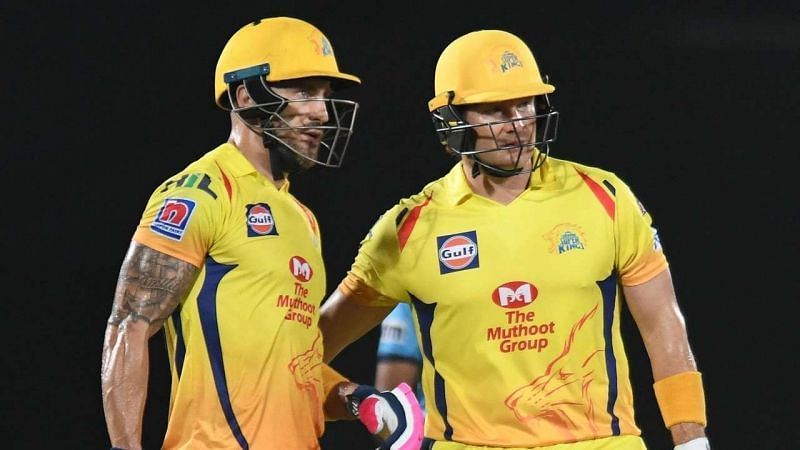Faf du Plessis also mentioned Shane Watson's knocks in the 2018 and the 2019 IPL finals